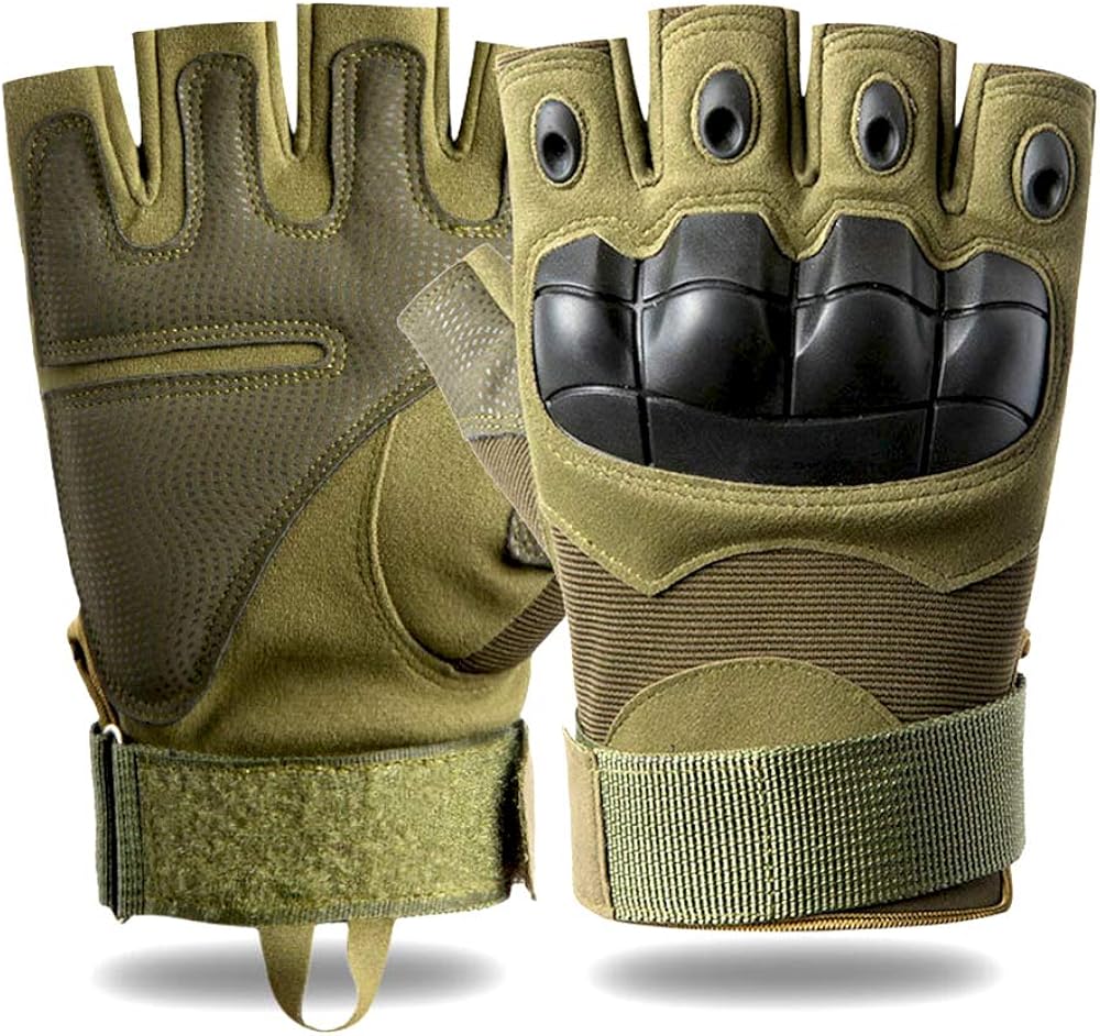 yeemeen Cycling Gloves Fingerless 1 PCS Mountain Bike Gloves Best Workout Training Gloves Half Finger Gloves Breathable Protection Outdoor Sports Gloves for Exercise Cycling Gym Training