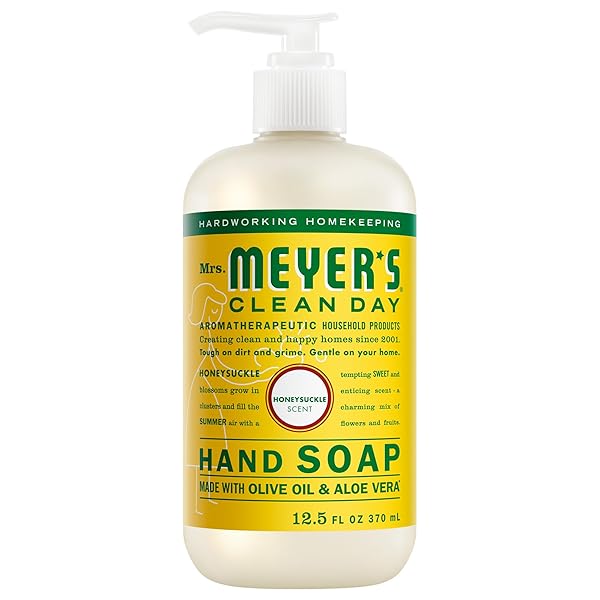 MRS. MEYER’S CLEAN DAY HAND SOAP, HONEYSUCKLE SCENT,...