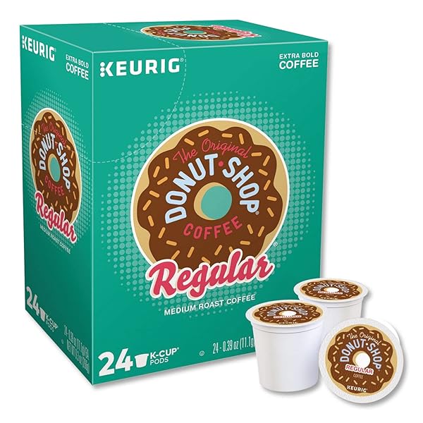 COFFEE PEOPLE DONUT SHOP COFFEE K-CUP, MEDIUM ROAST, 24 COUNT
