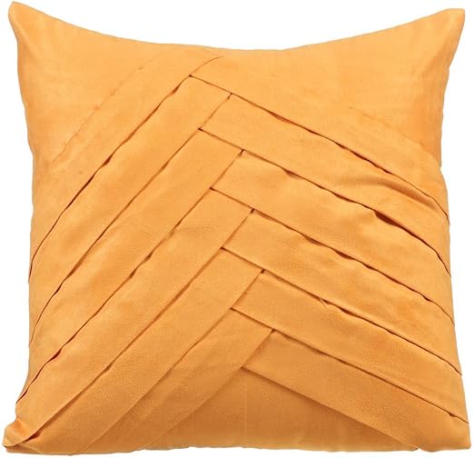Amazon Com Decorative Mustard Yellow Euro Pillow Shams 26x26 Inch