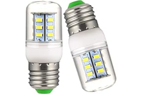 Freeboy 5304511738 LED Refrigerator Light Bulb Replacement for Frigidaire Electrolux Kenmore Refrigerator PS12364857, AP6278388,4584444,KEI D34L Refrigerator Bulbs-E26 3.5W 2 Pack (White Light)