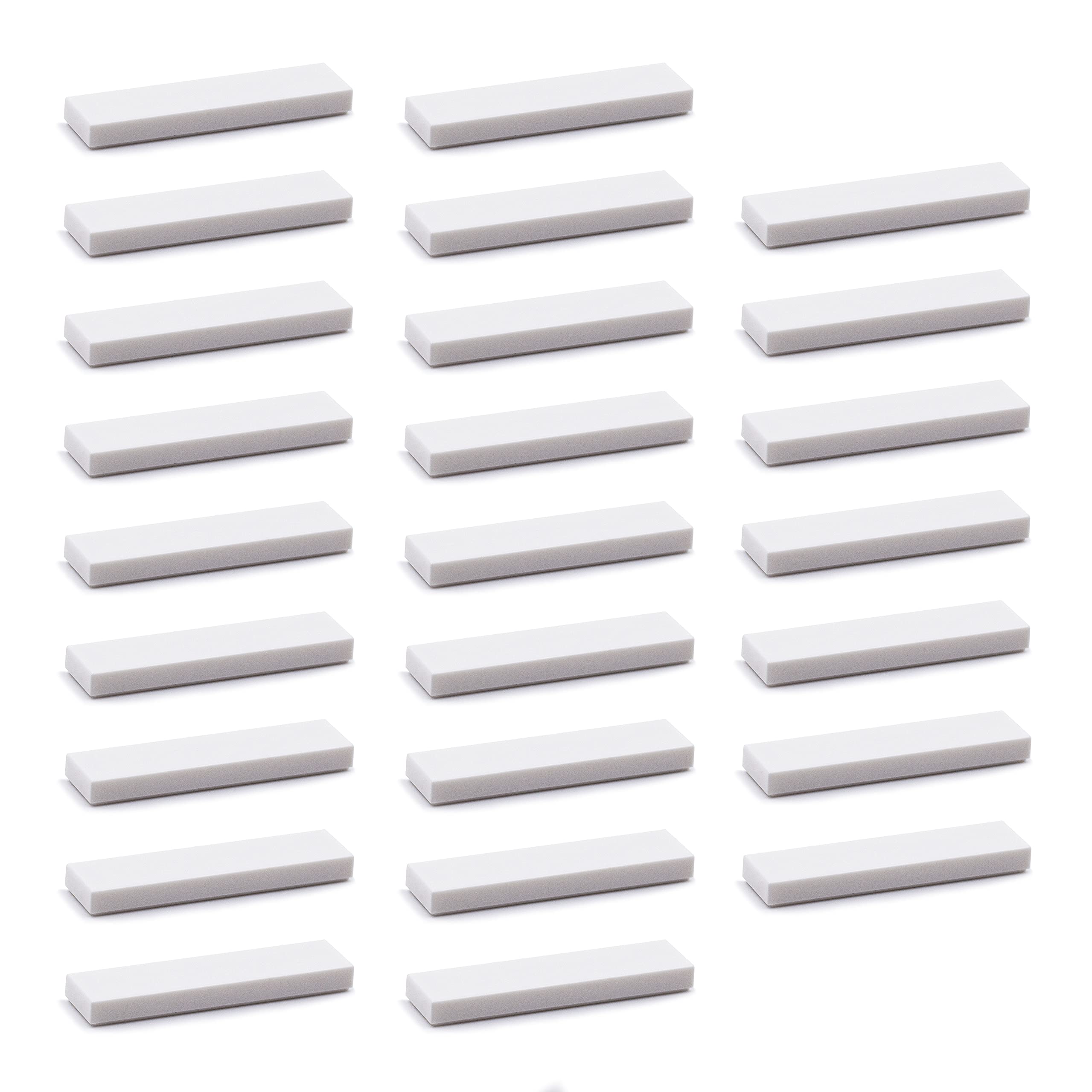 LEGO Bricks: White 1x4 Tiles. Part 2431 (X 25)