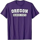 Oregon Beaver State College University Style Sport Party T-Shirt