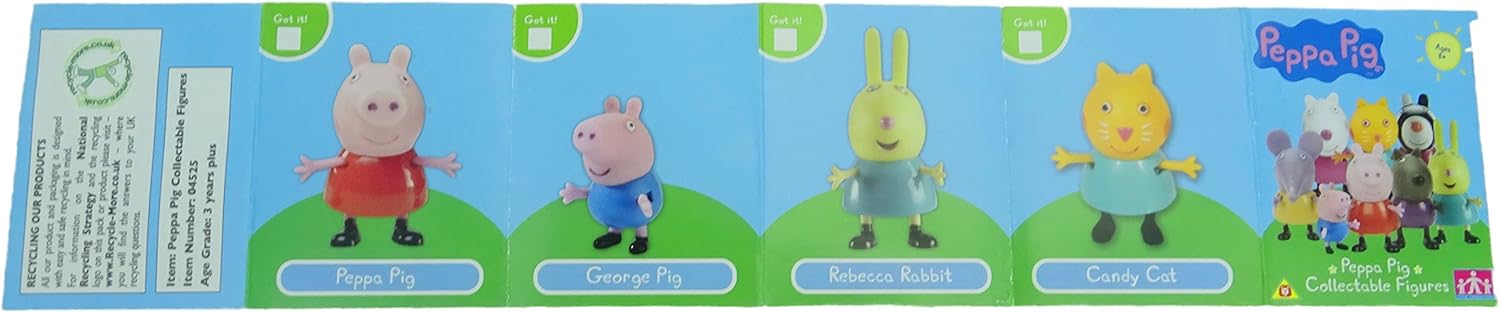peppa pig collectable figures