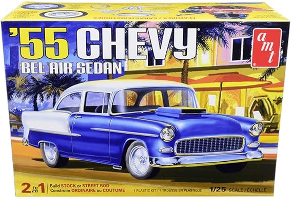 AMT 1955 Chevy Bel Air Sedan 1:25 Scale 