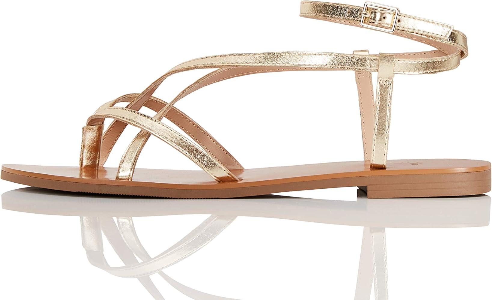 gold gladiator sandals for women
