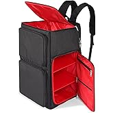 Gatycallaty Sneaker Bag Travel Shoes Duffel Bag Carry On Adjustable Compartment for Workout Travel Gym (Red)
