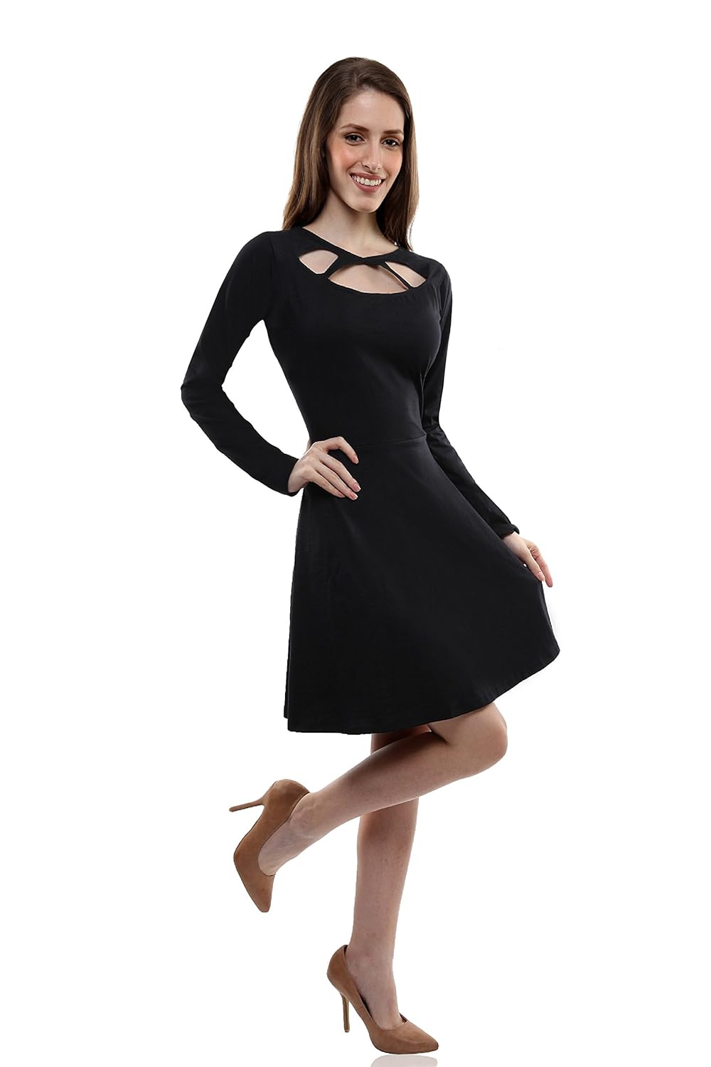 miss chase women's cotton skater dress