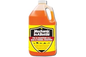 B3C FUEL SOLUTIONS Mechanic in A Bottle Gas & Diesel Formula, Gallon Jug. 2-128-1, Fuel System Cleaner & Stabilizer, Maintain Peak Performance.