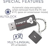 Integral 8GB Crypto-197 256-Bit USB Secure Flash Drive 3-Pack view 4