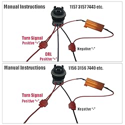 iBrightstar 50W 6ohm Load Resistors for Fix LED