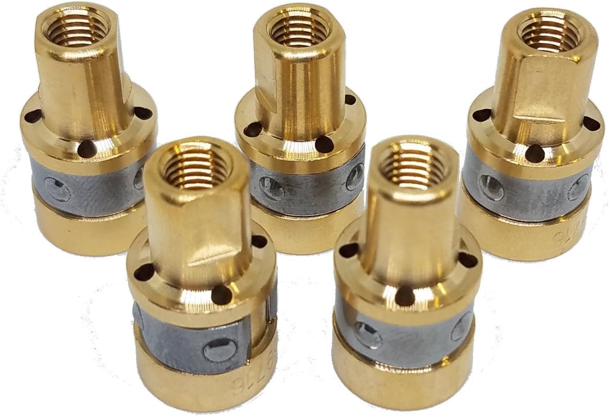 Onlineweld 5pk ME0130 (169716) (770402) Adapter/diffuser contact tip for Miller M-10/15 M-100/150 / Hobart
