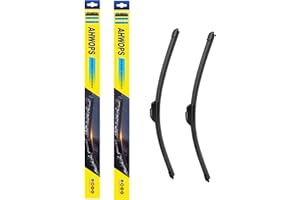AHWOPS OEM All Season Wiper Blades for Cadillac Escalade 2008-2019, GMC Yukon 2015-2021, Ford Expedition/F-150 1997-2021 Wipe