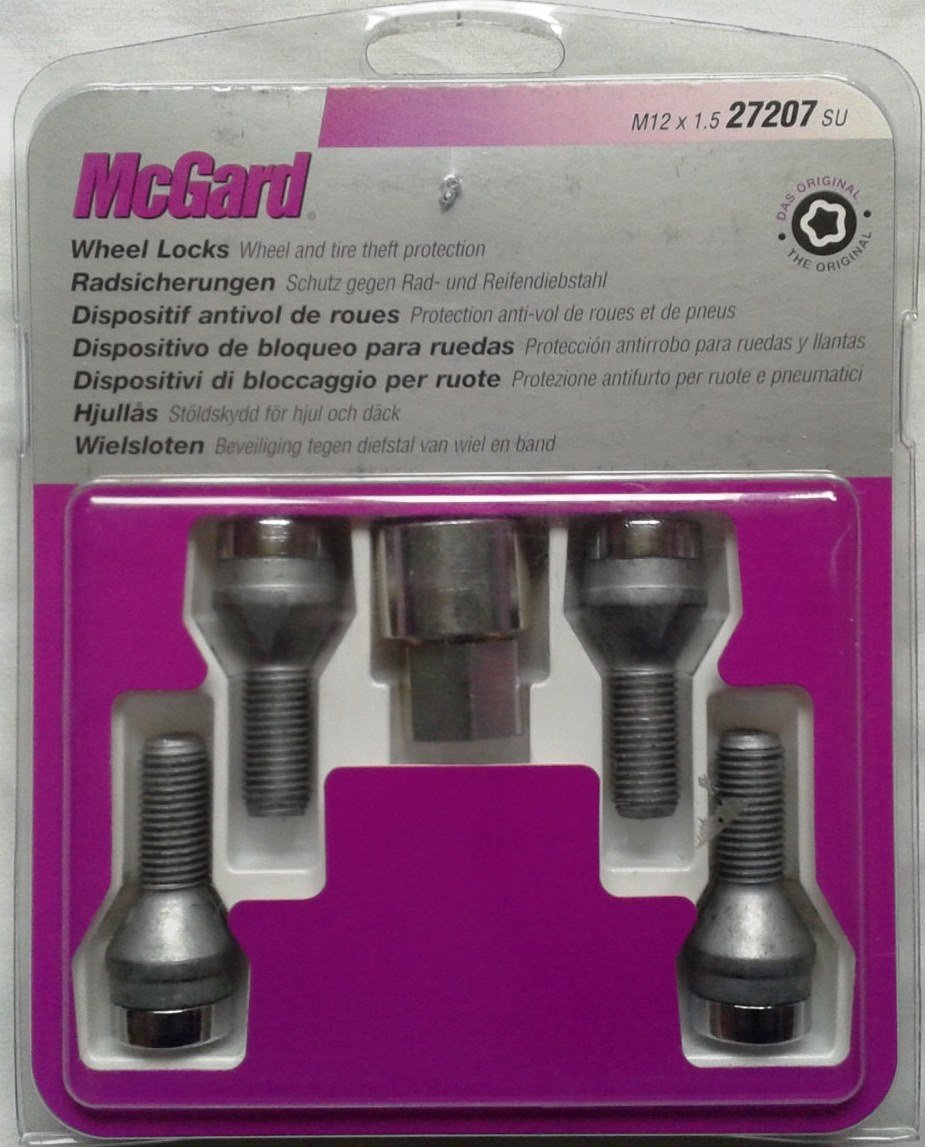 27207SU Wheel Lock Bolts SU M12 x 1,5, cone seat, shaft length 25,5 mm, Overall length 49,5 mm, Hex