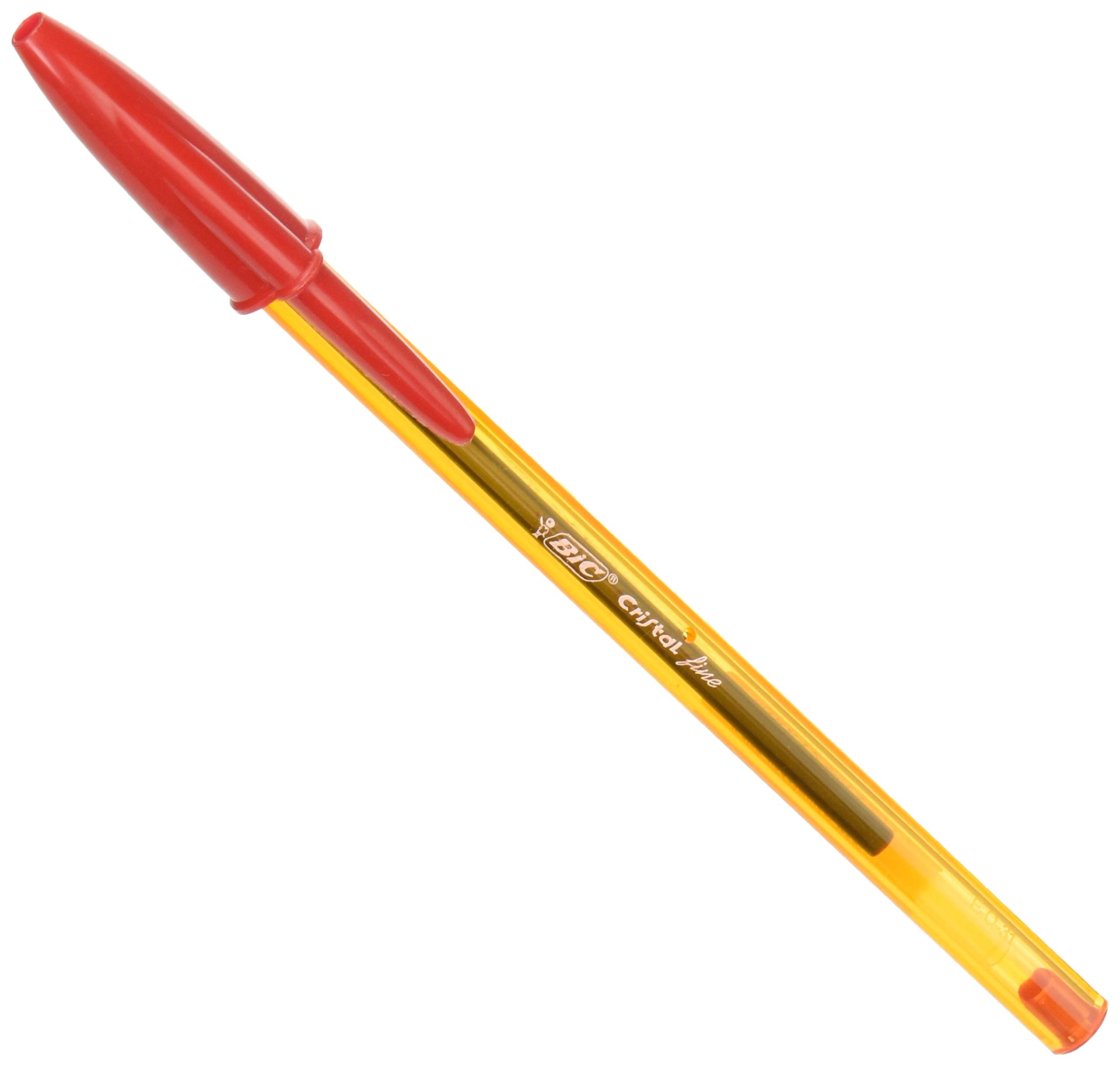 BIC Cristal Original Fine Ball Pens Fine Point (0.8 mm) - Red