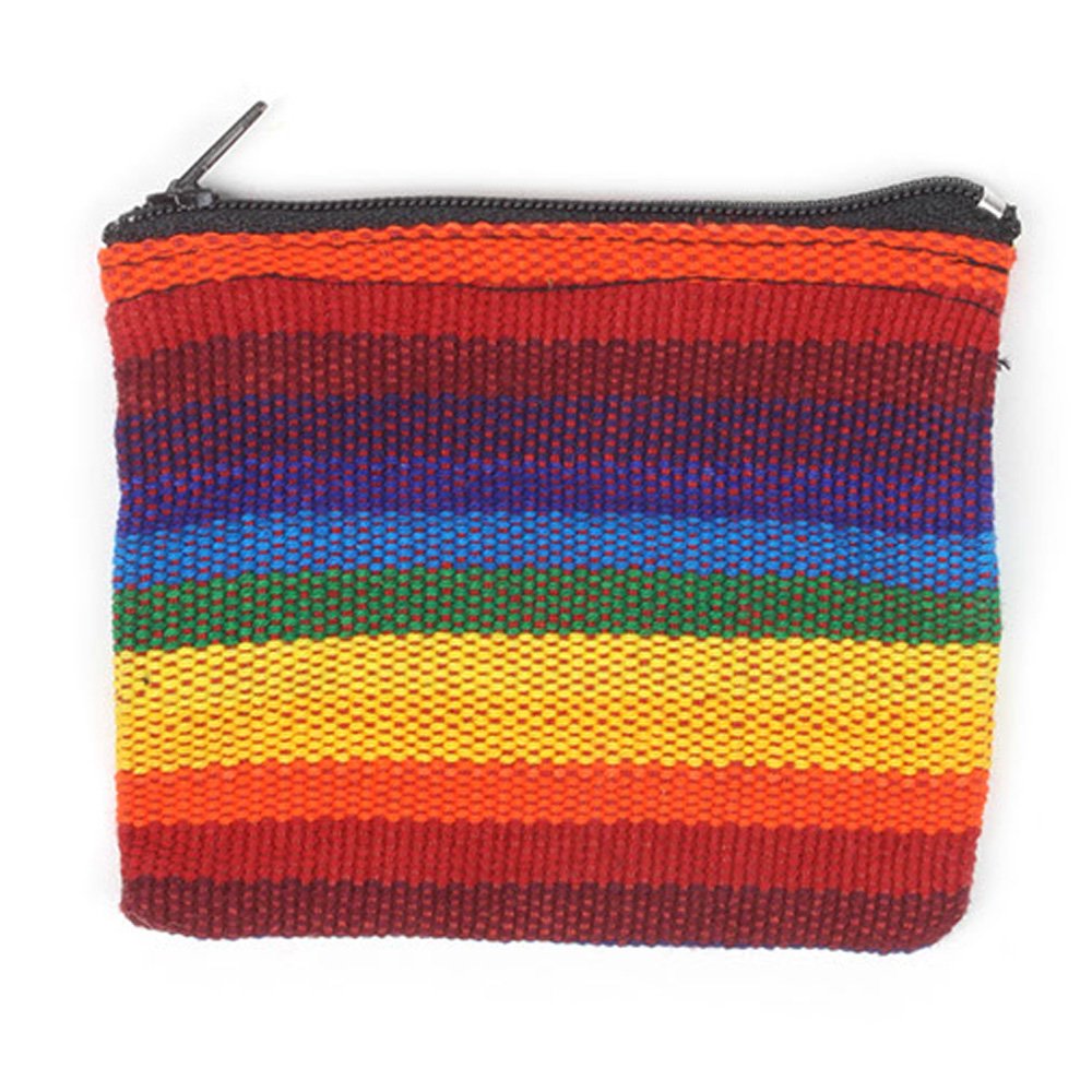 Rainbow Purse | Hippy Style Rainbow Purse | Small Festival Purse