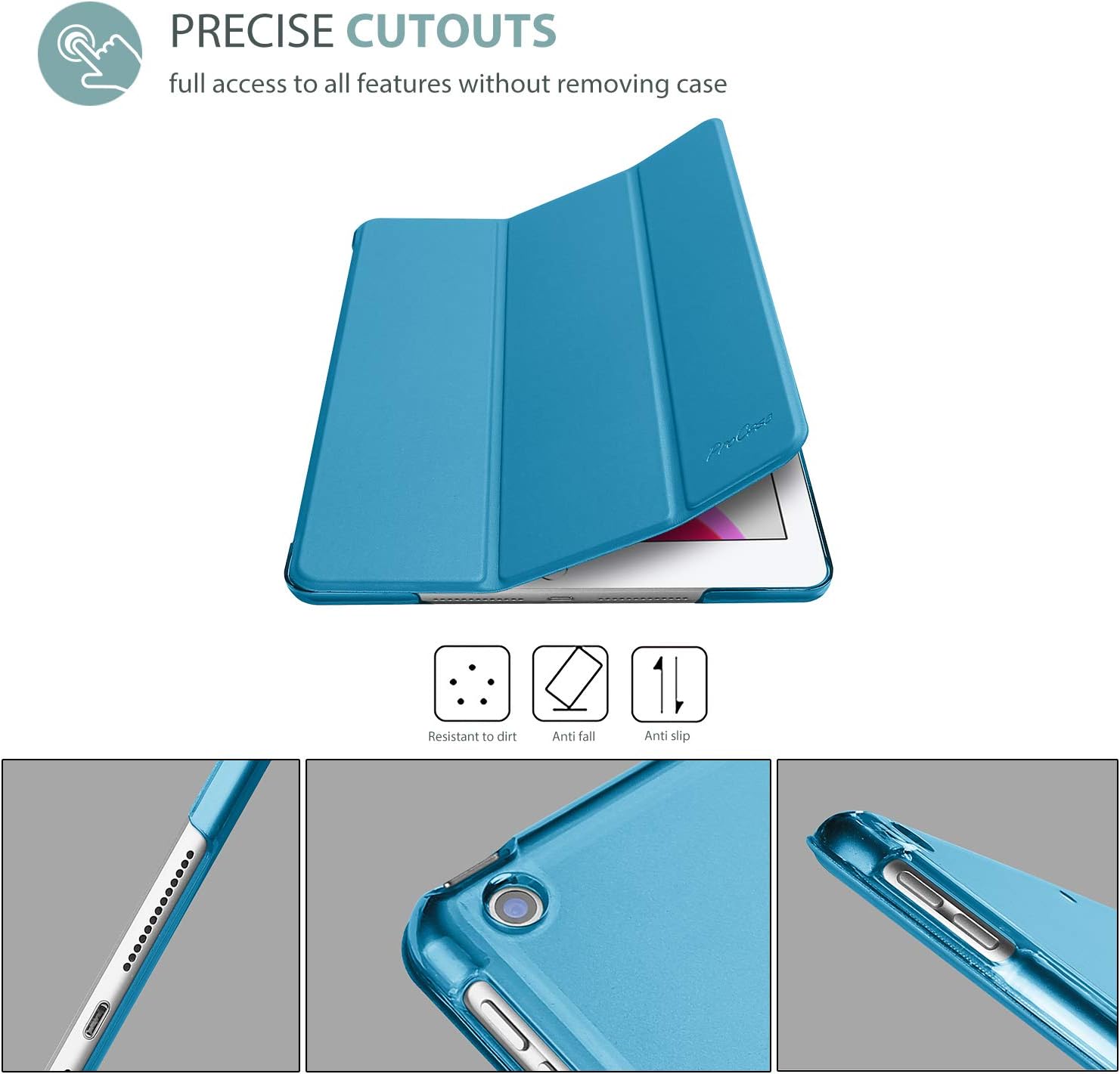 ProCase for iPad 9th/ 8th/ 7th Generation Case 10.2 Inch (2021/2020/2019 Release), 10.2 iPad Case 9th/ 8th/ 7th Gen Cover - Image 4