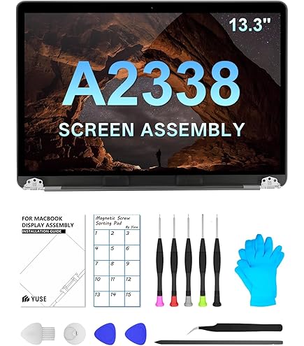 ディスプレイ新品交換済！MacBook Air M1 13 Late 2020 MacBook Air 2020 m13インチ用LCDディスプレイ,完全交換