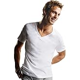 Hanes Ultimate Men's 6-Pack Best V-Neck T-Shirt