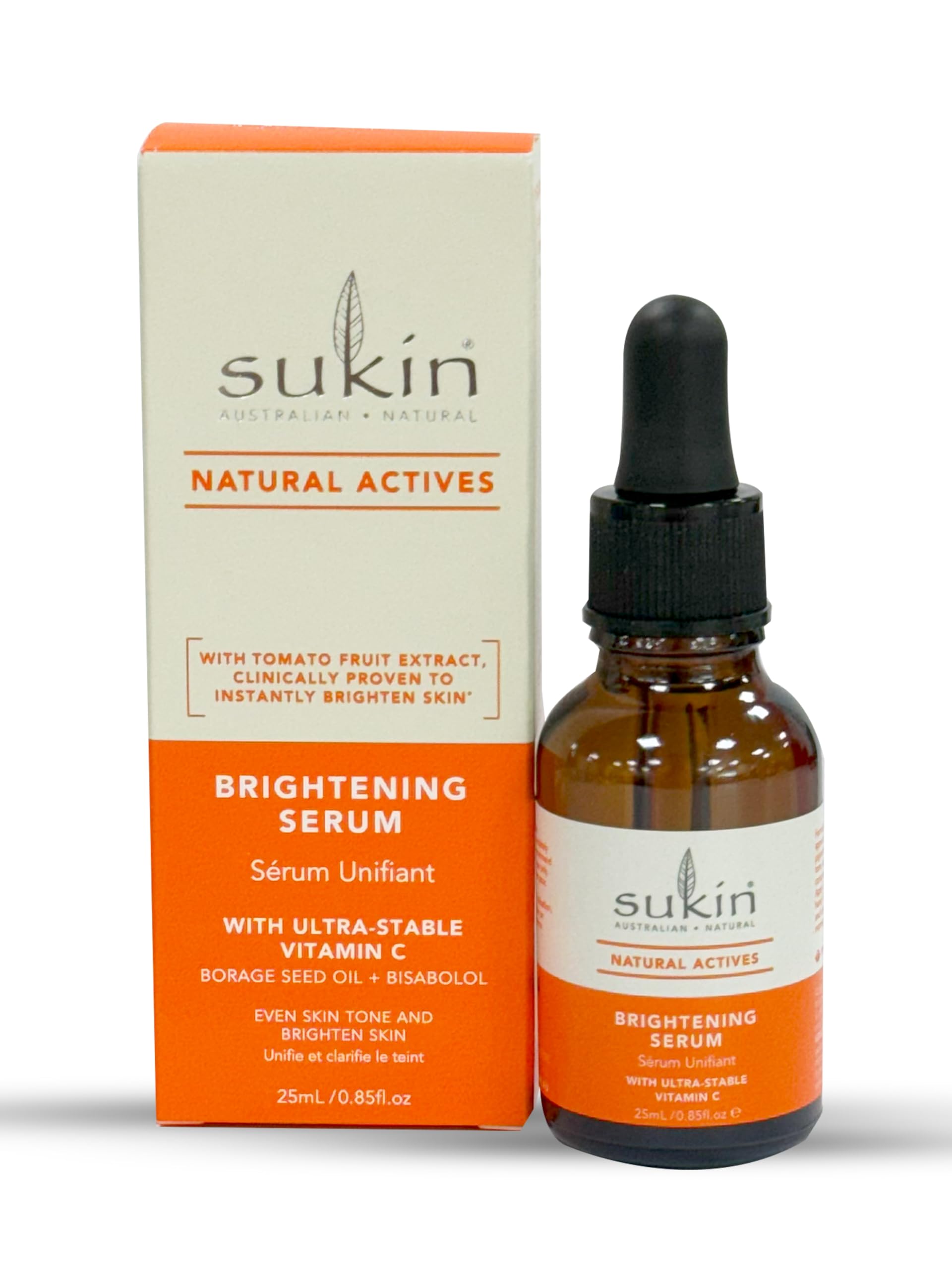 Sukin - Natural Actives Brightening - Natural with Ultra Stable - Skin Care, for, Care, Hydrating, Sukin - 25ml