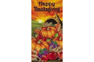 HARVEST TIME PARTNERS Decoration Door Kit - Happy Thanksgiving