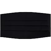 S.H. Churchill & Co. Men's Adjustable Satin Cummerbund - Black