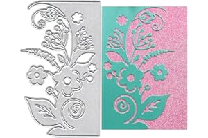 MESYGK Metal Dandelion Flower Lily of The Valley Lace Die Cuts Cutting Dies Embossing Stencils Template Mould for Card Making Decoration and DIY Scrapbooking Album