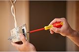 Stanley FatMax Insulated Slotted Screwdriver 2.5 x 50mm VDE Red Yellow view 7