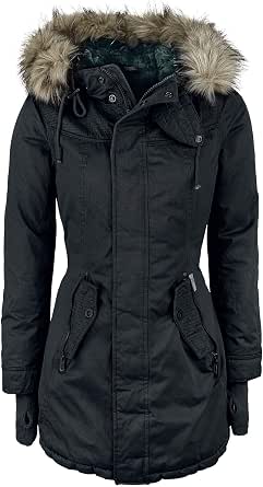 khujo 1840JK163-Parka Mujer Negro S: Amazon.es: Ropa