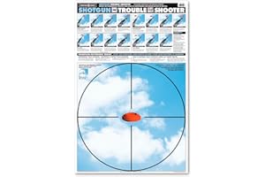 Thompson Target Shotgun Trouble Shooter - Trap Skeet Sporting Clay Pigeon Diagnostic Training and Patterning 25x38 Inch Paper Shooting Targets - Made in The USA