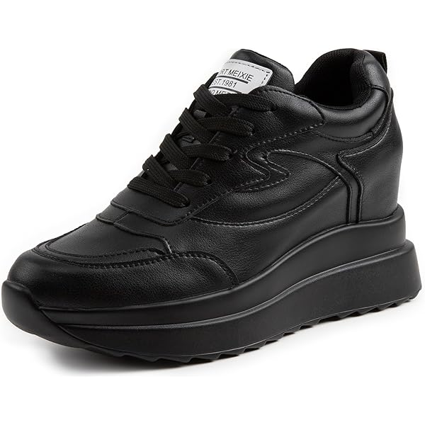 Amazon.com | Julymens Women's Platform Lace-Up Sneakers Hidden