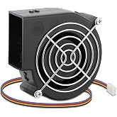 Wathai 9733 24V Centrifugal Blower Cooling Fan 4Pin PWM 97mm x 33mm | Dual Ball Turbo Glass Car Blower, for Inflatable, Fume Extractor, Wind Machine Cooler