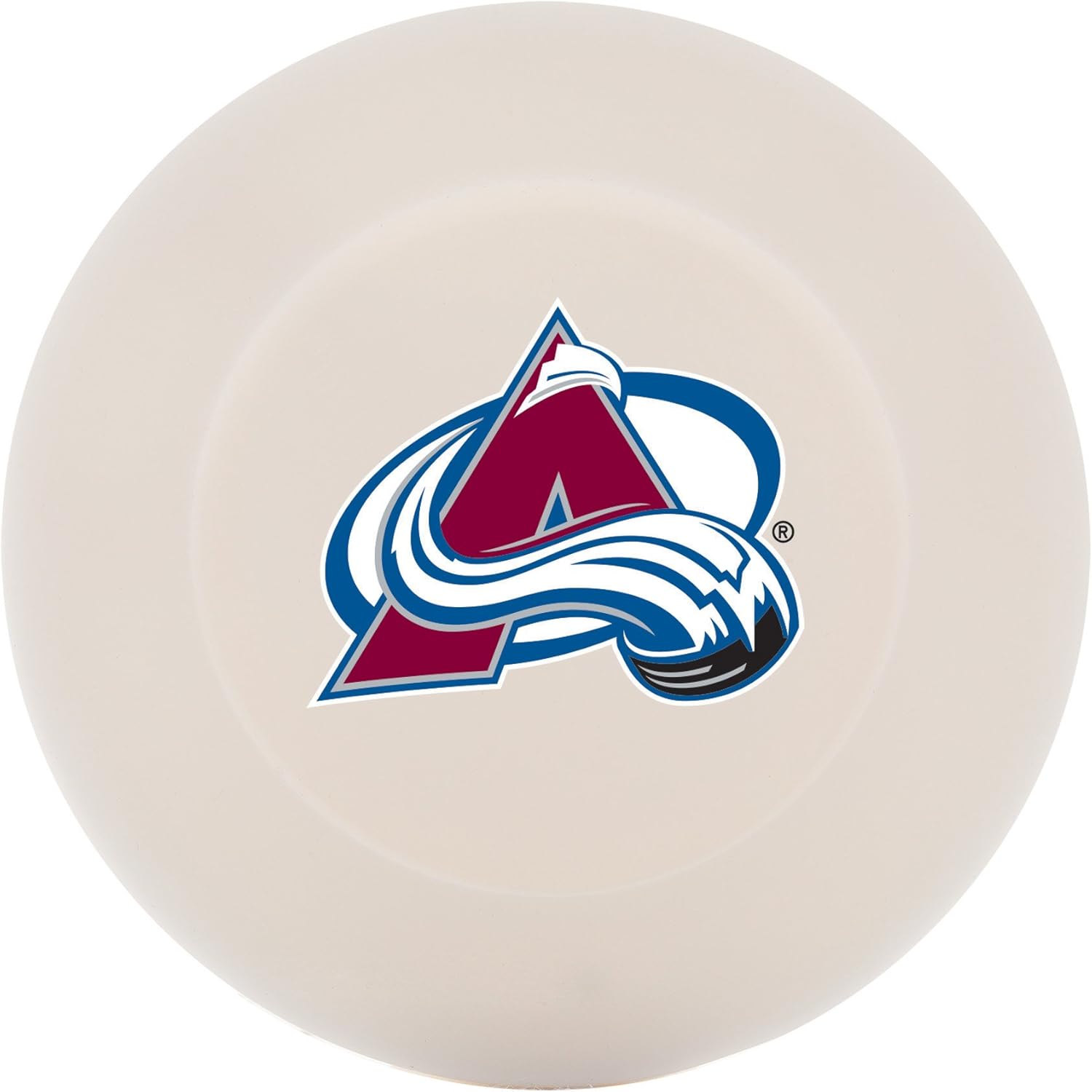 Franklin Sports Colorado Avalanche Street Hockey Puck - Molded PVC Team Logo Puck for Smooth Surfaces - NHL Official Licensed Product : Sports & Outdoors