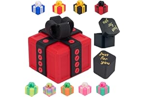 CGXRDK Annoying Gift Box with Screws,Includes Finger Box Inside,Prank Pop-up Finger Fun Gag Novelty Gift,Glow in The Dark Color,Take-Apart Puzzle Surprise Prank Box