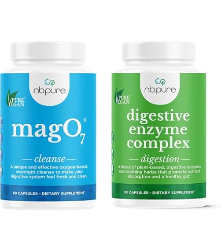 Amazon.com: nbpure MagO7 Cleanse Bundle | Oxygen Detox Powder
