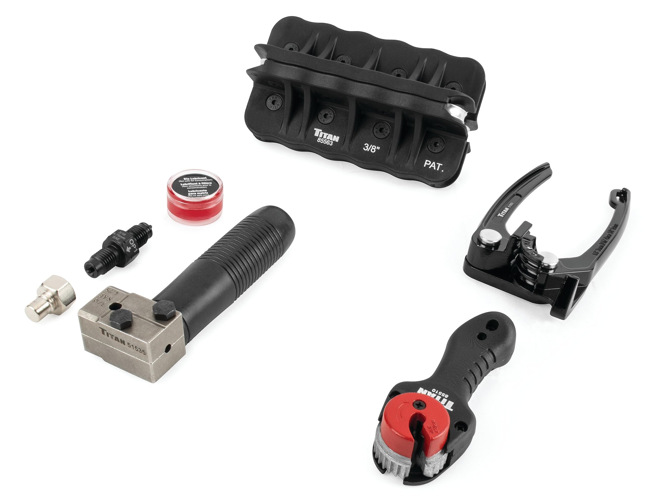 Photo 1 of Titan 51783 3/16-Inch Brake Line Tool Kit