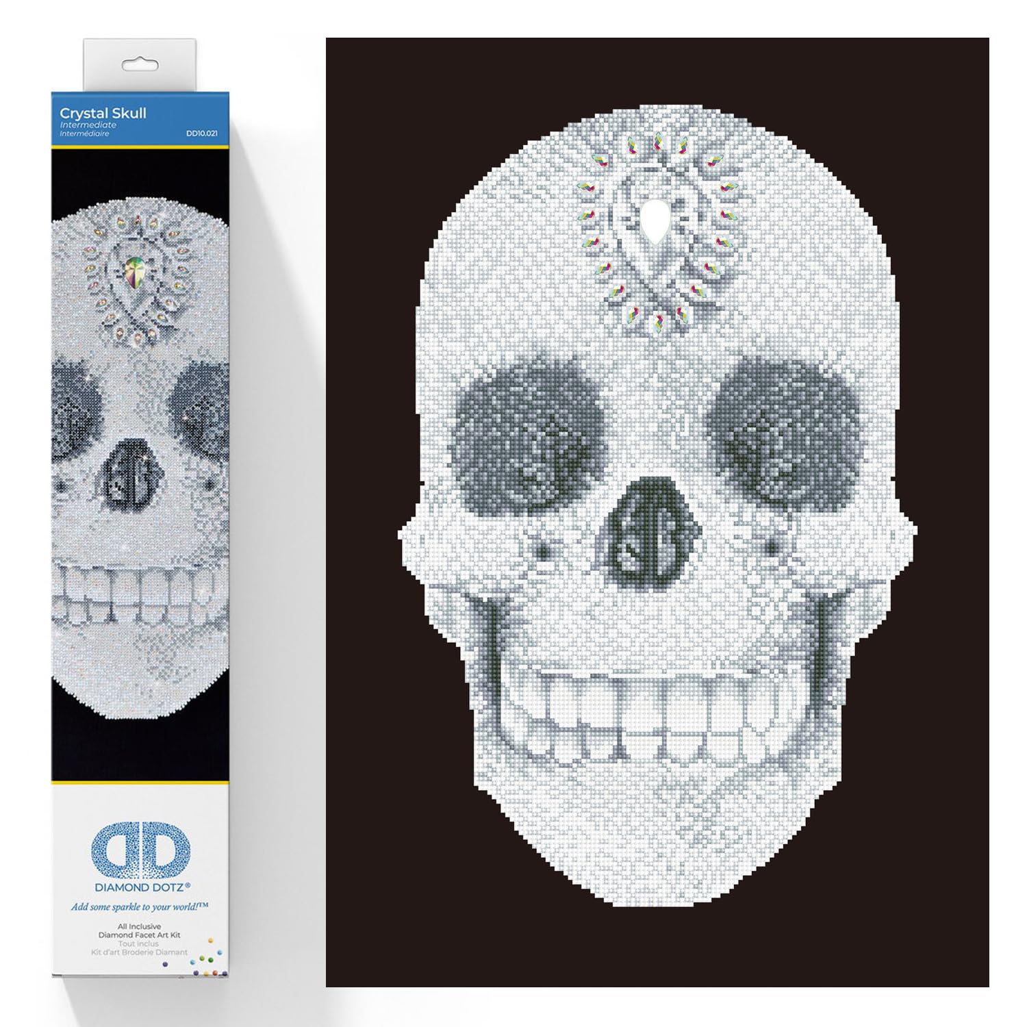 Diamond Dotz Painting Kit: Crystal Skull