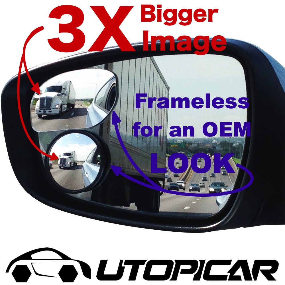 Utopicar Blind Spot Mirrors. Unique Design Car Door Mirrors/Mirror for