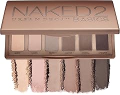 URBAN DECAY Naked 2 Basics Eyeshadow Palette, Velvety Matte Finish, 6 Nude Taupe & Brown Neutral Eye Shadows, Natural Everyda