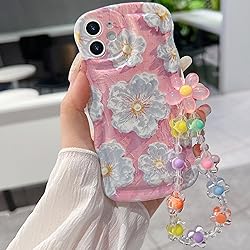 for iPhone 12 Mini Curly Wavy Case, Cute Colorful