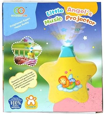 Gaanu Little Angels Baby Sleep Projector With Star Light Show And
