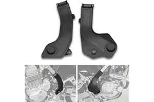 LUXEMOTO Frame Cover for KLX 230 20-25, Left Right Plastic Fairing Side Panel Protection Frame Sliders Cover for Kawasaki KLX230 KLX 230R S SM ABS S ABS Accessories 2020-2025, Replacement #99994-1466
