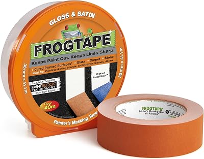 Frog Tape Orange Gloss & Satin Painter's Masking Tape 36mm x 41.1m Sharp Lines