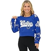 Zubaz NFL Teams Women's Boatneck Raglan Sweatshirts with Leaf Pattern (X-Small - 3X-Large)
