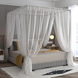 SEAYNFESH Canopy Bed Frame Post for King Size