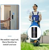 TECKNET Wireless Doorbell Waterproof Battery-Operated 1300 ft Range 60 Chimes view 5
