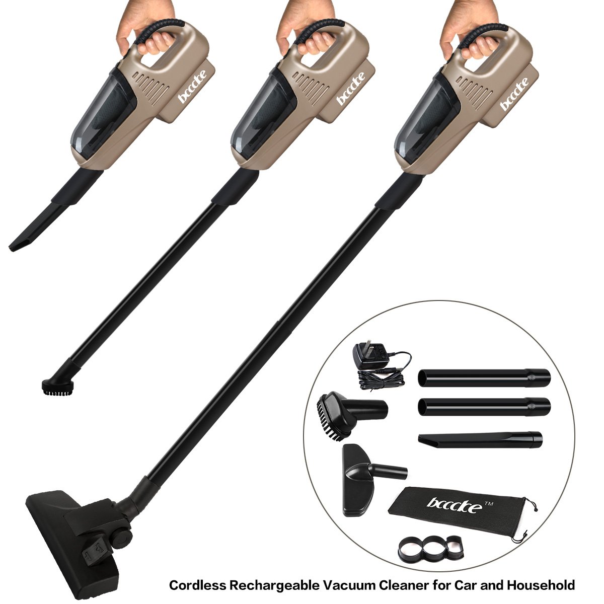 – Aspirador de Mano Aspirador Recargable sin Cables  Hogar aspiradora Bcccke