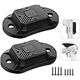 Gun Magnet Mount | 35Lbs Rated Capacity Premium Rubber Coated Magnetic Gun Mounts for Pistol Revolver CCW Ruger Glocks | Concealed Gun Holder for Car Truck Desk Gun Safe and Wall Gun Accessories
