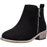 Jeossy Women's 905 Ankle Boots, Classic Low Heeled Short Booties, Casual Comfortable Boots with Wide Widths Available