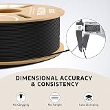 ELEGOO Matte PLA Filament 1.75mm Black 1kg Dimensional Accuracy ±0.02mm view 4